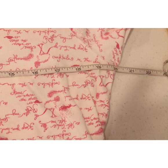 Lilly Pulitzer Pajama Set Womens Large Flamingo Print Button Up Sleepwear - Picture 13 of 15
